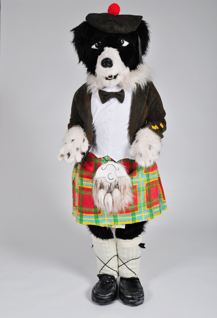 Photo of dog mascot costume