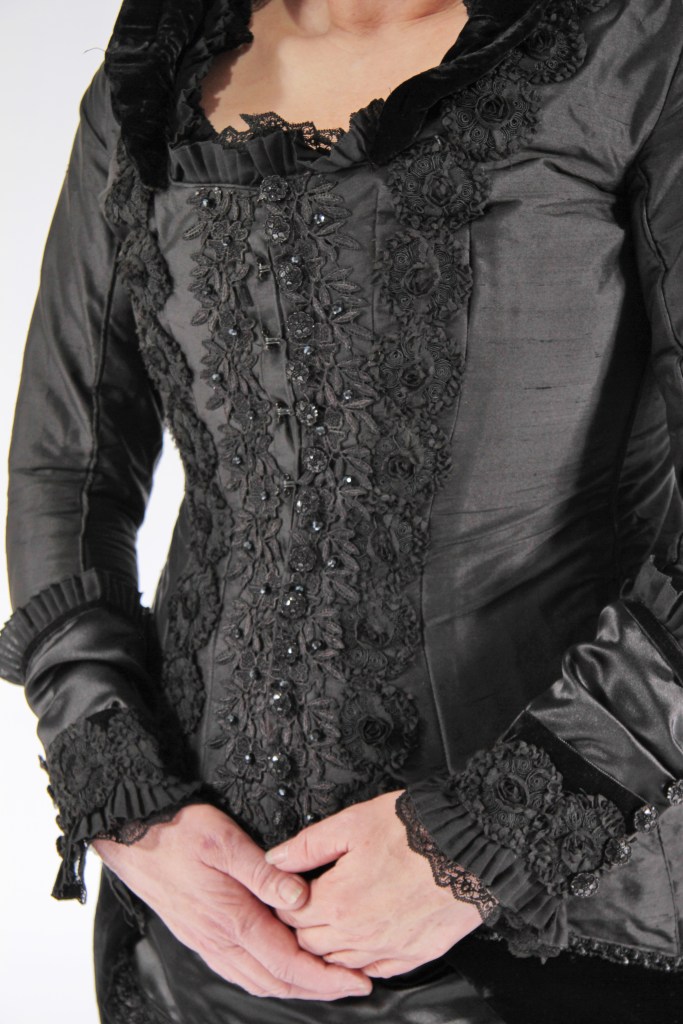 Photo of 1877 victorian lady costume