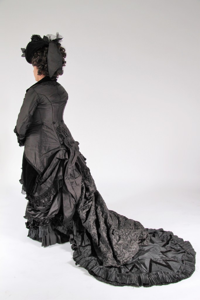Photo of 1877 victorian lady costume