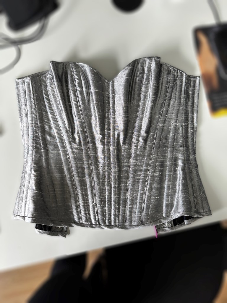 Silk corset